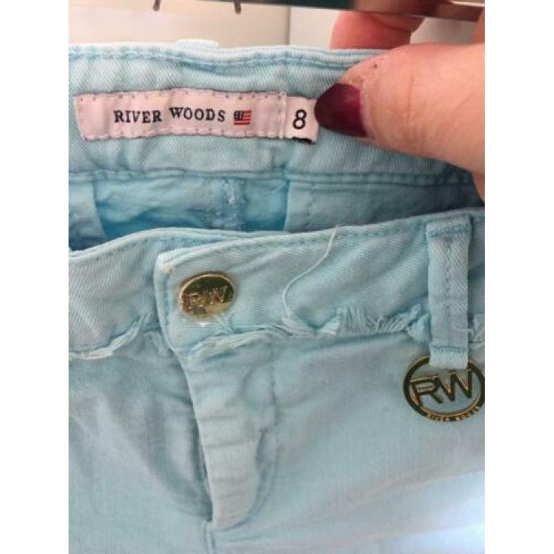 Mooie lichtblauwe Riverwoods broek maat 128