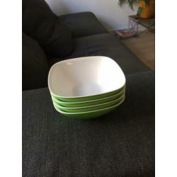 Vier Guzzini Dessert Schaaltjes Groen