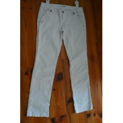 massimo duttti 44 spijkerjeans wit. w34 L34 - br04