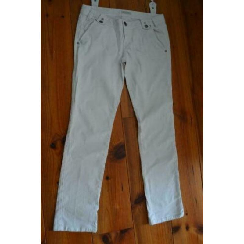 massimo duttti 44 spijkerjeans wit. w34 L34 - br04