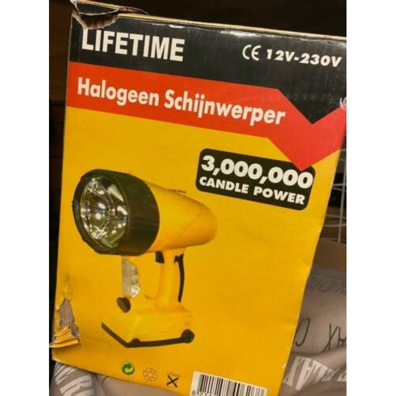 Schijnwerper nieuw in doos