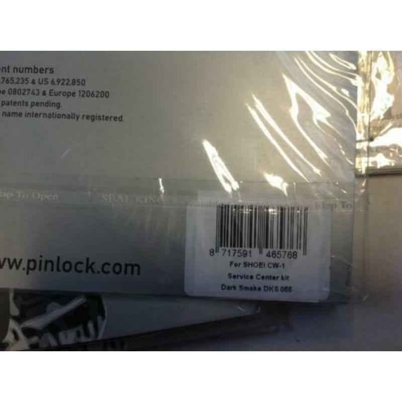 Shoei pinlock vizieren. 27,50
