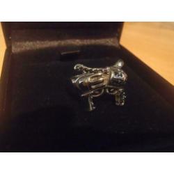 Militaira Stainless Steel Dubbel Colt Pistool Ring