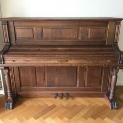 Unieke massief eiken RIPPEN Piano uit 1978!!