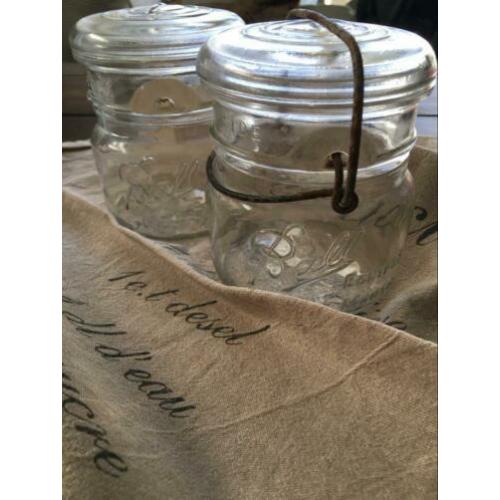 Voorraadglazen, Ball, antiek, brocante, usa