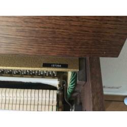 Unieke massief eiken RIPPEN Piano uit 1978!!