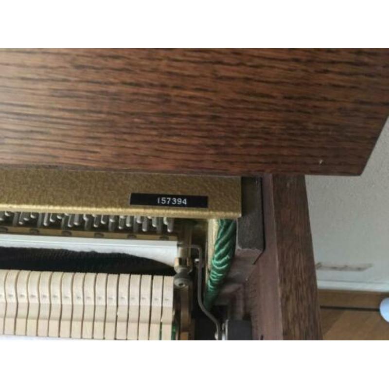 Unieke massief eiken RIPPEN Piano uit 1978!!