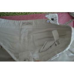 massimo duttti 44 spijkerjeans wit. w34 L34 - br04