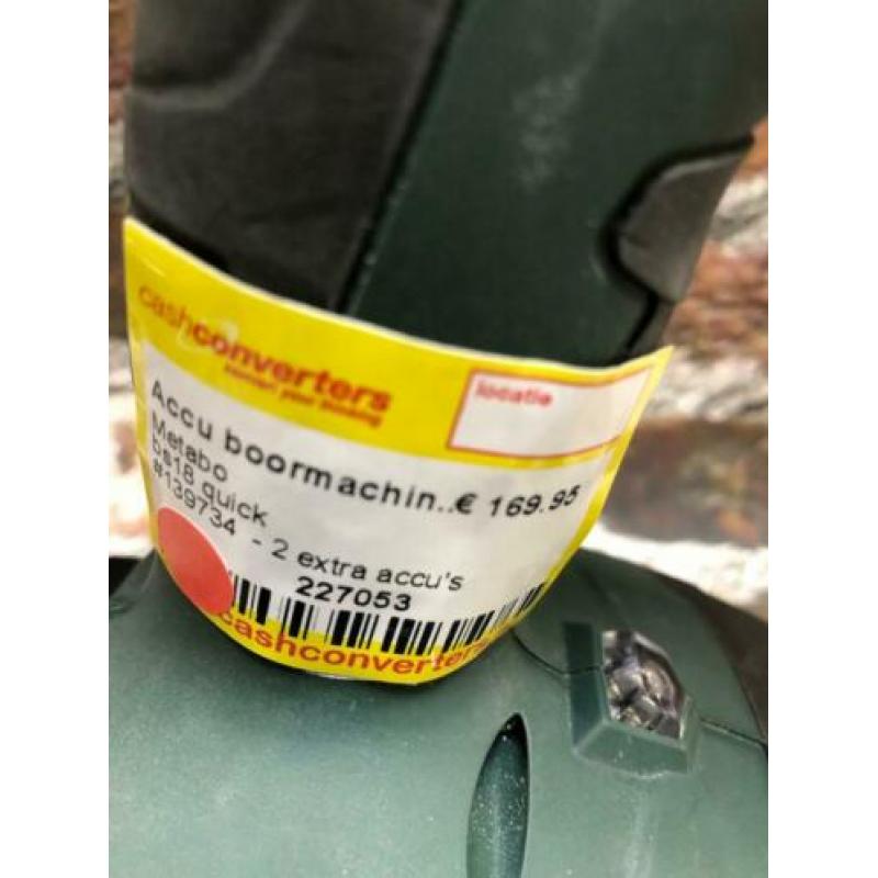 Metabo BS18Quick | in koffer 3x accu