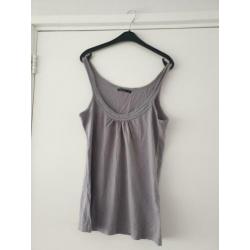 Grijze Cotton Club top maat M, als nieuw