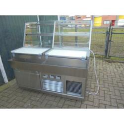 koel / warmhoud vitrine , koeling , koelkast , buffet Snacky