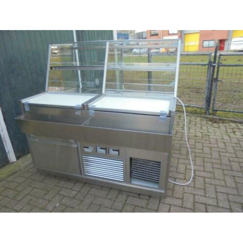 koel / warmhoud vitrine , koeling , koelkast , buffet Snacky