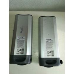 Defecte fiets accu's Gazelle innergy zilver 2 stuks
