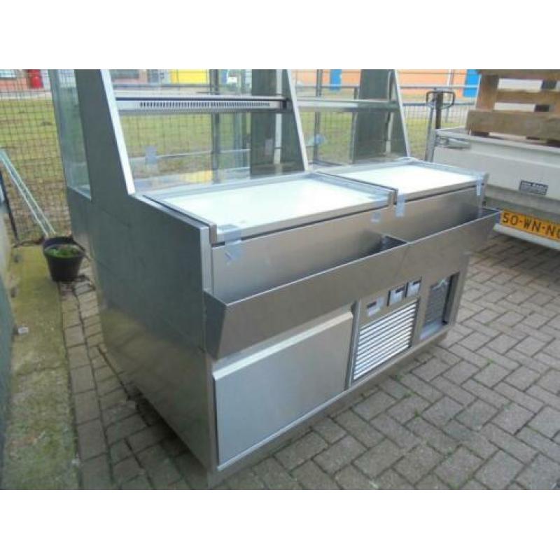 koel / warmhoud vitrine , koeling , koelkast , buffet Snacky