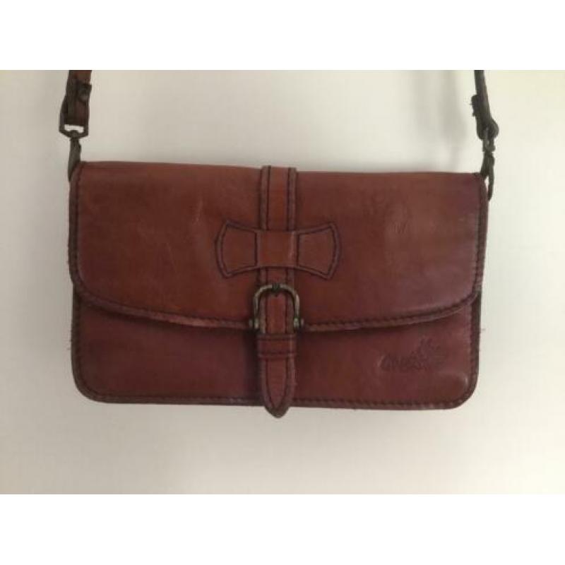 Vintage tas Gabrielle Paris leer
