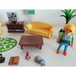 Playmobil Woonkamer met houtkachel - 5308