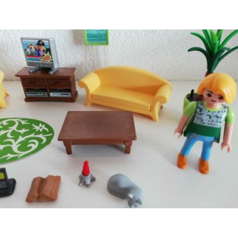 Playmobil Woonkamer met houtkachel - 5308
