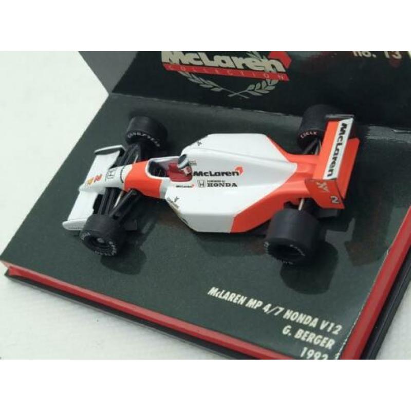MC Laren mp4-7 Honda v12 Gerhard Berger 1:64 minichamps Pol