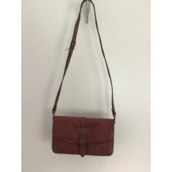 Vintage tas Gabrielle Paris leer