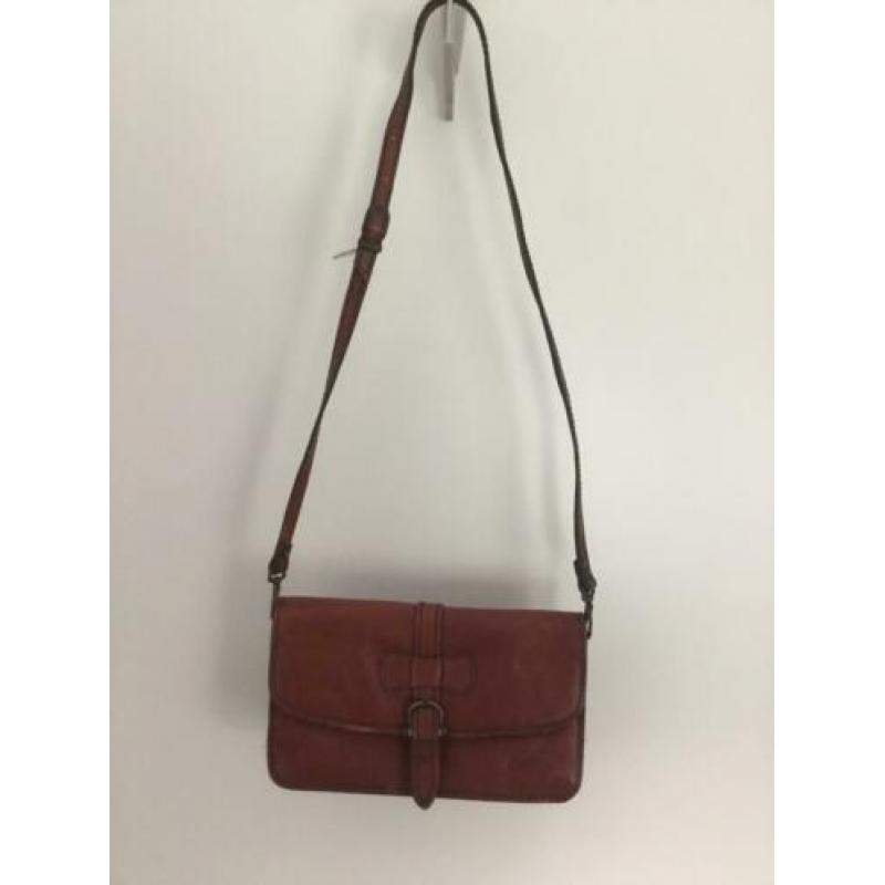 Vintage tas Gabrielle Paris leer