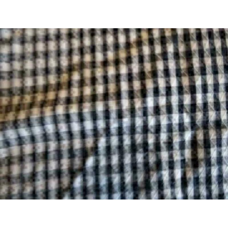 Marine dept blauw geruit overhemd maat XXL