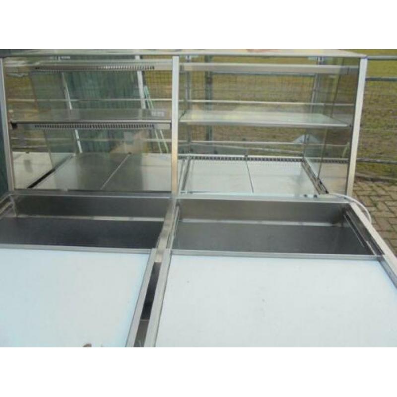 koel / warmhoud vitrine , koeling , koelkast , buffet Snacky