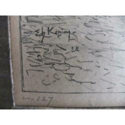 Litho Edzard Willem Koning 1869-1954