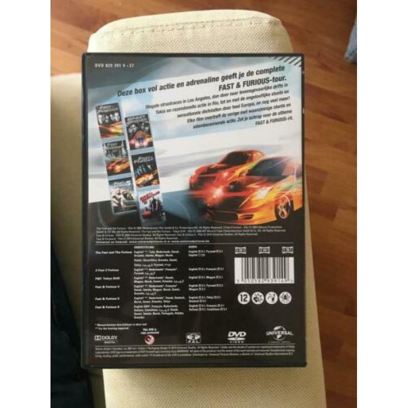Fast & Furious 1-6 boxset