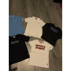 Merk shirts boss Levi ralph lauren maat 116