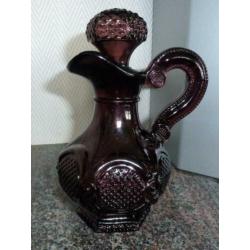 Vintage Avon parfumflesje / karaf met mooie stop. Persglas.