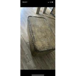 Salontafel rotan met opbergruimte SUPER HANDIG