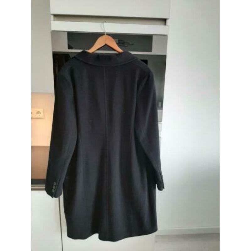 Nieuwe, zwarte Fuchs&Schmitt mantel, wool&cashmere, maat 46