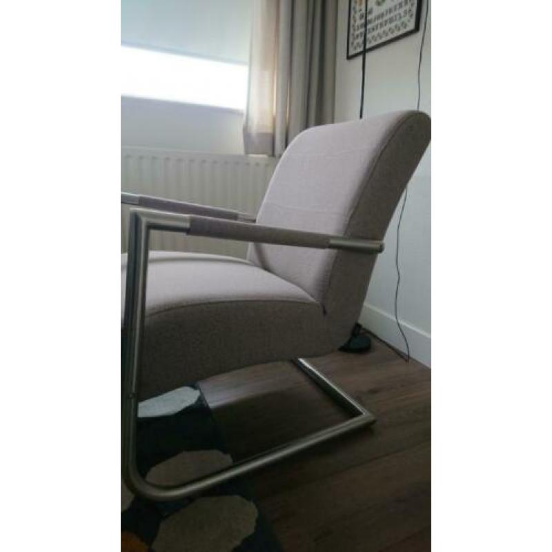 Henders & Hazel taupe kleurige bijzetfauteuil