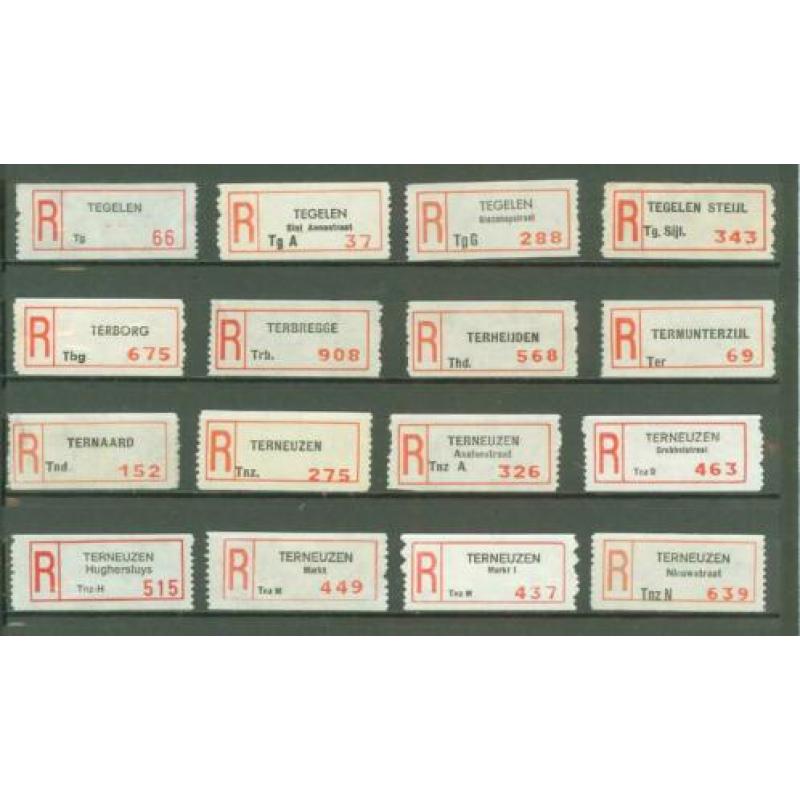 102 Verschillende Aantekenstrookjes, Letter T