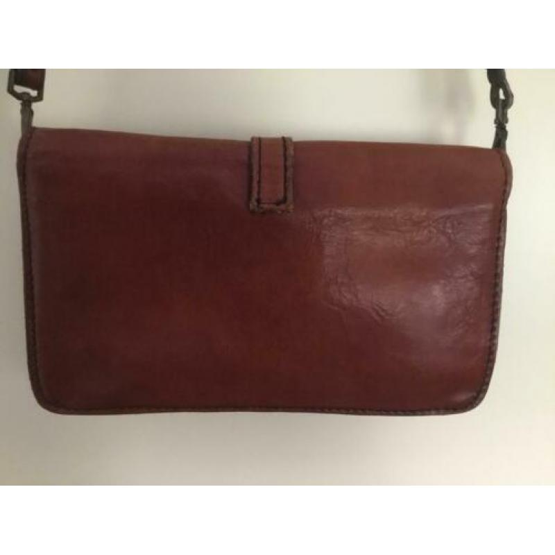 Vintage tas Gabrielle Paris leer