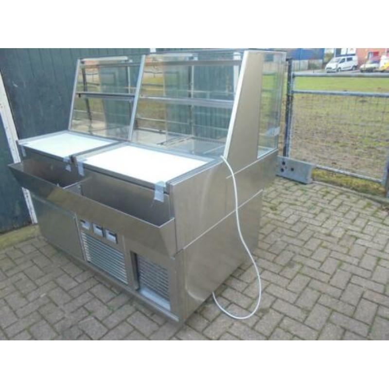 koel / warmhoud vitrine , koeling , koelkast , buffet Snacky