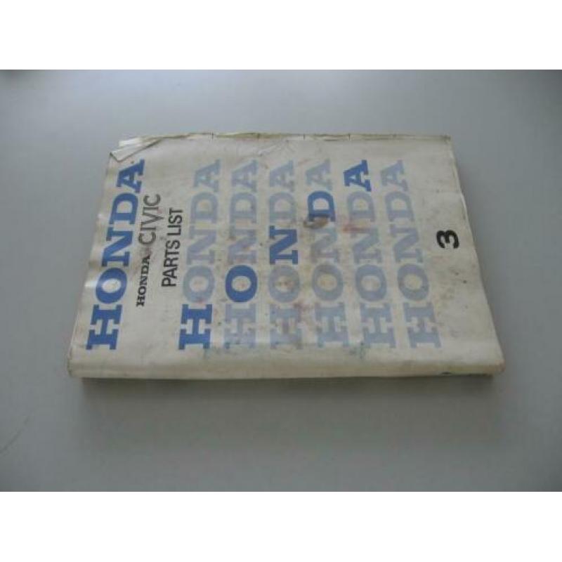 HND 6 Honda Civic Parts List 3
