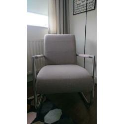 Henders & Hazel taupe kleurige bijzetfauteuil