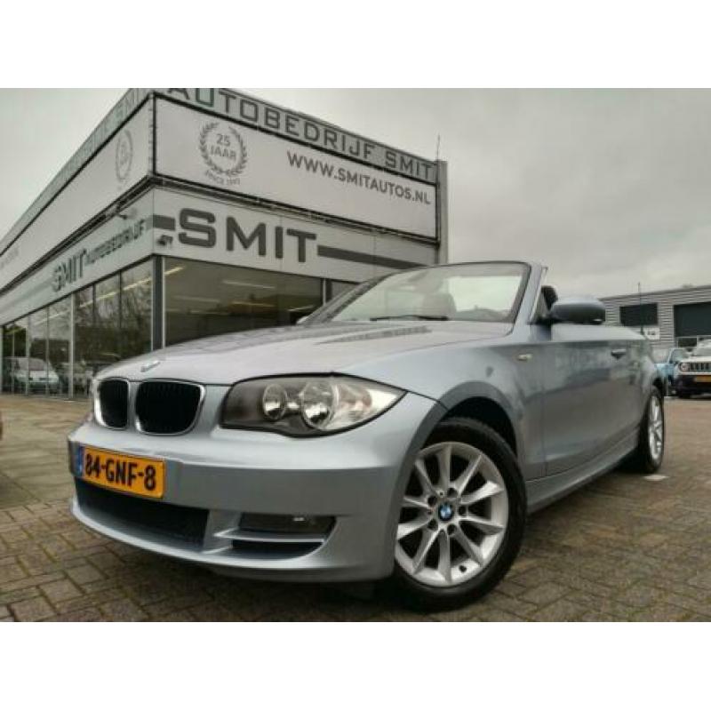 BMW 1-Serie 118i Cabrio High Executive Leder/ECC/PDC
