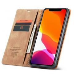 Iphone 11 Pro Max Luxe Retro Wallet Hoesje CASEME