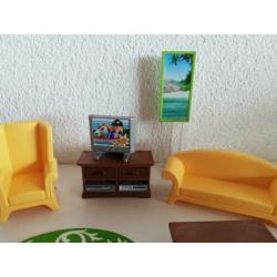 Playmobil Woonkamer met houtkachel - 5308