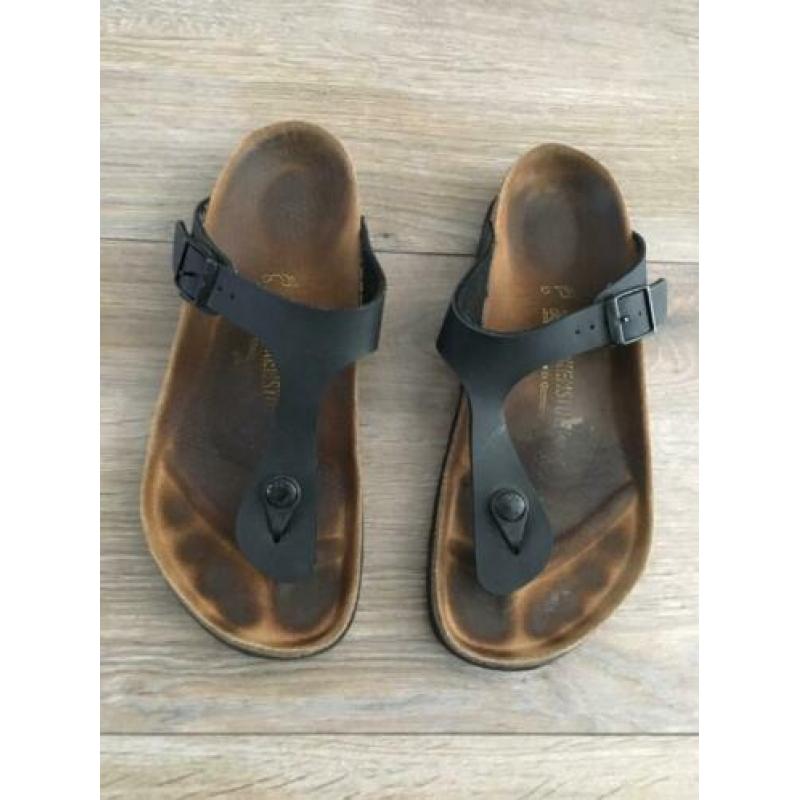 Birkenstocks slippers zwart maat 38