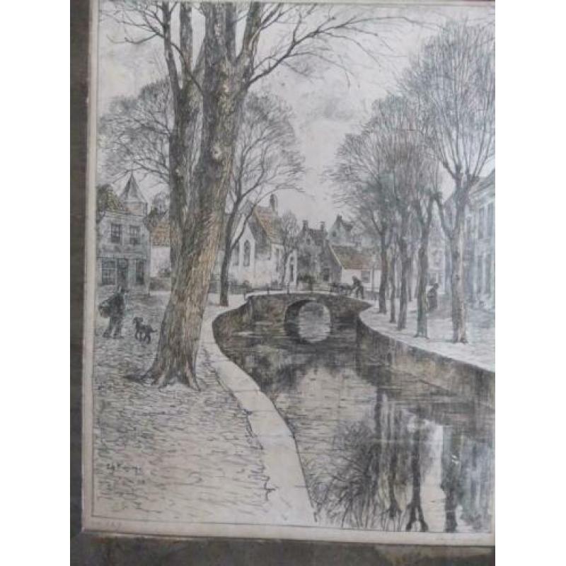 Litho Edzard Willem Koning 1869-1954
