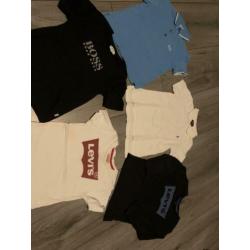 Merk shirts boss Levi ralph lauren maat 116