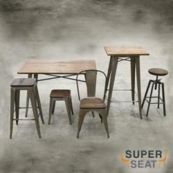 Tolix cafe stoel Kelvin stoelen vintage Xavier SC dex 773