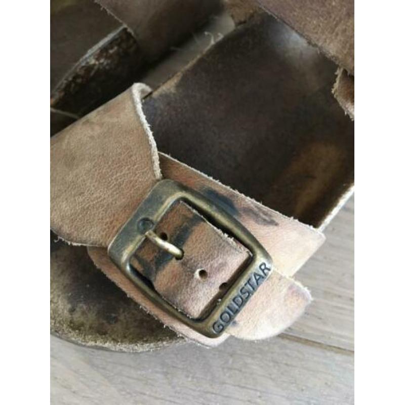 Goldstar leren sandalen bruin maat 24
