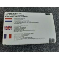 Led projectieklok