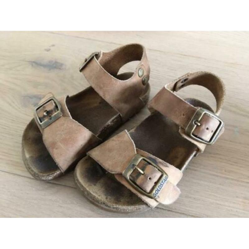 Goldstar leren sandalen bruin maat 24