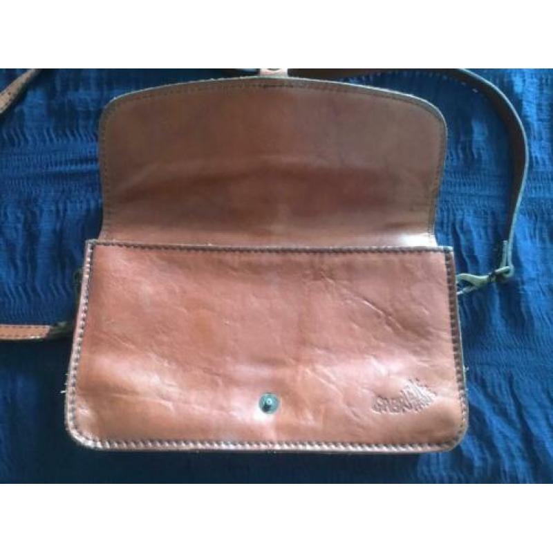 Vintage tas Gabrielle Paris leer