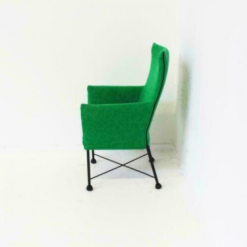 Montis Chaplin Fauteuils, Designstoelen, gestoffeerd Groen